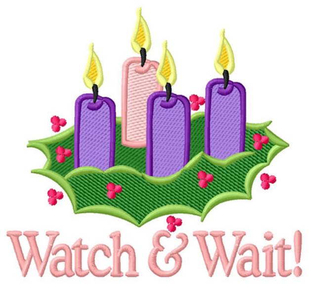 Picture of Watch & Wait! Machine Embroidery Design