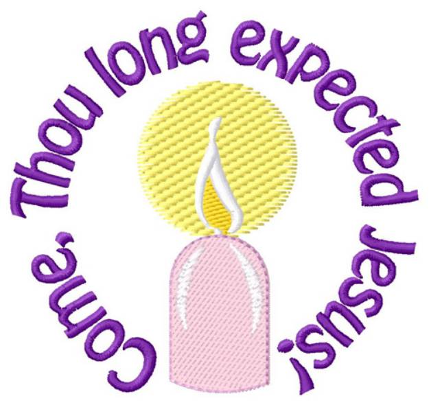 Picture of Thou Long Expected Machine Embroidery Design