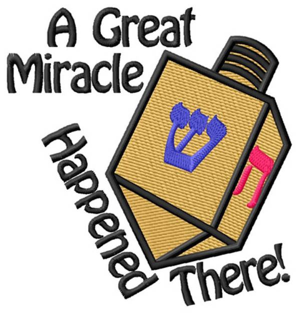 Picture of A Great Miracle Machine Embroidery Design