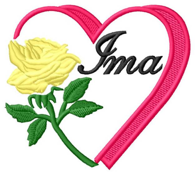 Picture of Ima Machine Embroidery Design