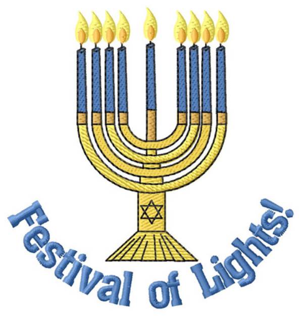 Picture of Festival of Lights! Machine Embroidery Design