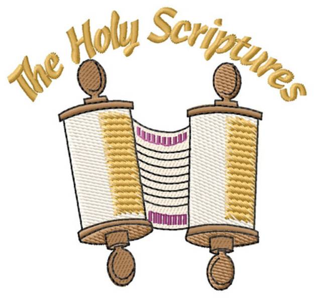 Picture of The Holy Scriptures Machine Embroidery Design