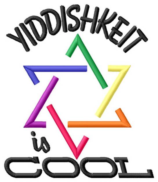 Picture of Yiddishkeit is Cool Machine Embroidery Design