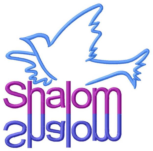 Picture of Shalom Dove Machine Embroidery Design