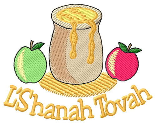LShanah Tovah Machine Embroidery Design