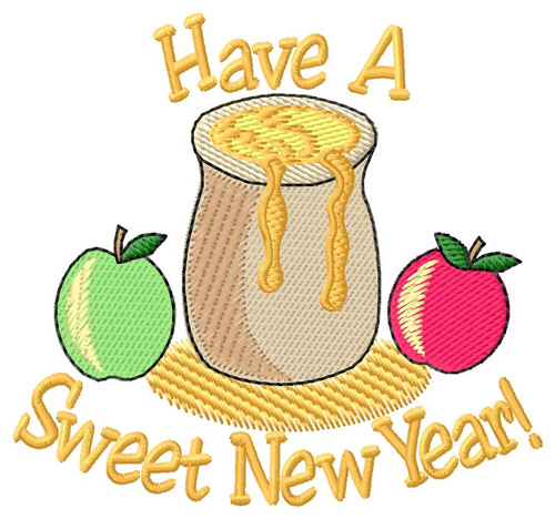 Sweet New Year Machine Embroidery Design