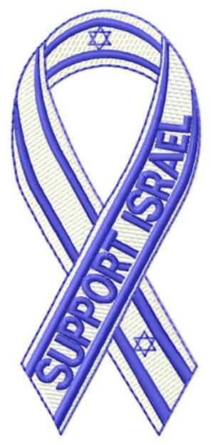 Picture of Support Israel Machine Embroidery Design