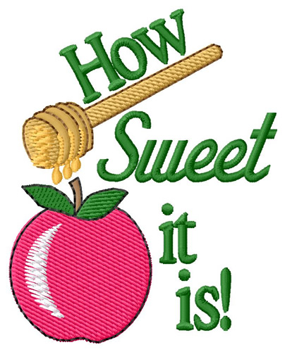 How Sweet It Is! Machine Embroidery Design