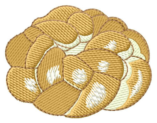 Round Challah Machine Embroidery Design