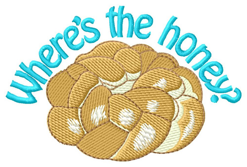Wheres The Honey? Machine Embroidery Design