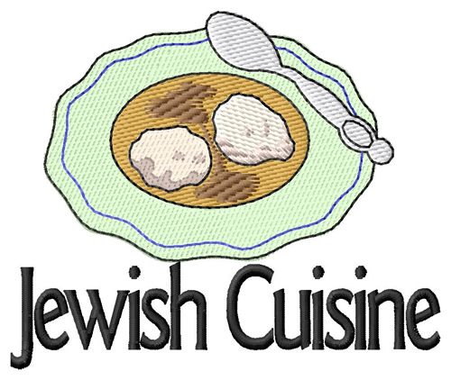 Jewish Cuisine Machine Embroidery Design