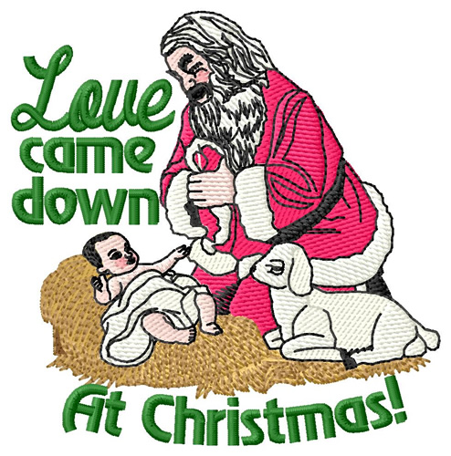Christmas Love Machine Embroidery Design