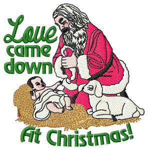 Picture of Christmas Love Machine Embroidery Design