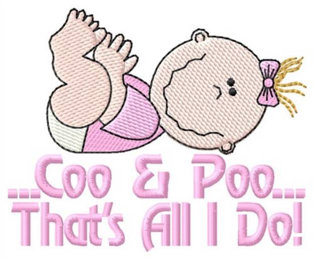 Picture of Coo & Poo Machine Embroidery Design