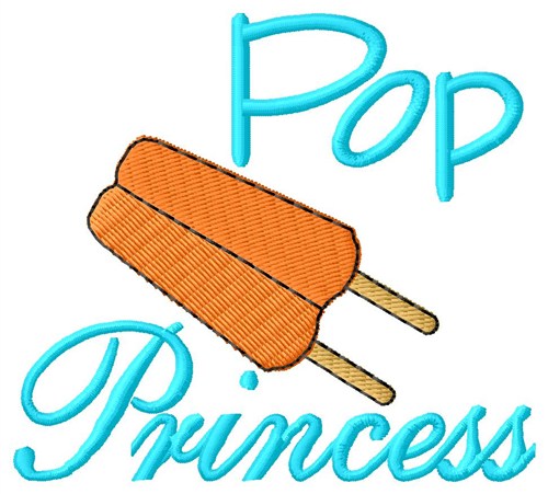 Pop Princess Machine Embroidery Design
