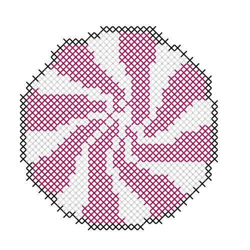 Peppermint Machine Embroidery Design