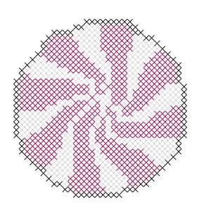 Picture of Peppermint Candy Machine Embroidery Design