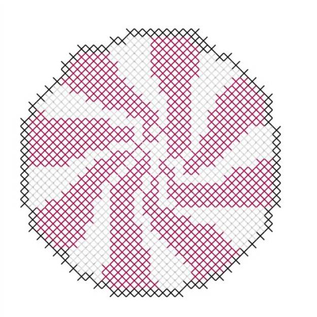 Picture of Peppermint Candy Machine Embroidery Design