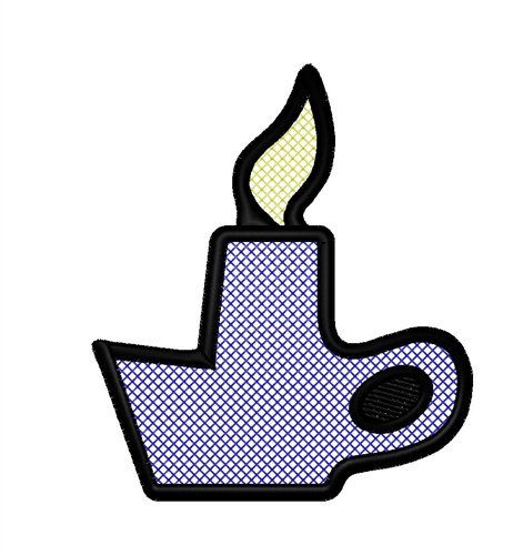 Candle Machine Embroidery Design