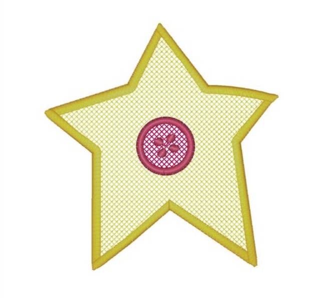 Picture of Christmas Star Machine Embroidery Design