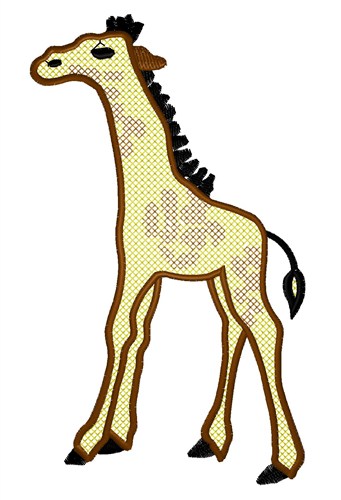 Giraffe Machine Embroidery Design