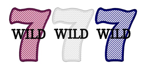7s Wild Machine Embroidery Design