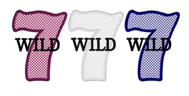 Picture of 7s Wild Machine Embroidery Design