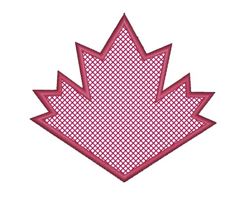 Maple Leaf Machine Embroidery Design