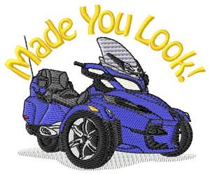 Picture of Made You Look Machine Embroidery Design
