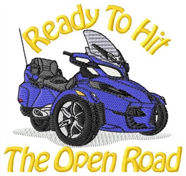 Picture of Open Road Machine Embroidery Design