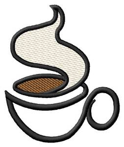 Picture of Coffee Cup Machine Embroidery Design