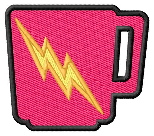 Lightning Cup Machine Embroidery Design