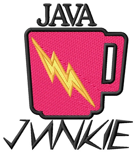 Java Junkie Machine Embroidery Design