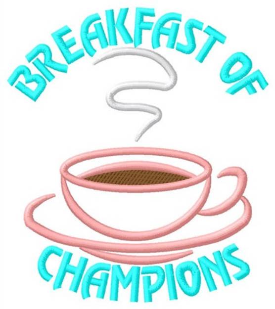 Picture of Breakfast Machine Embroidery Design