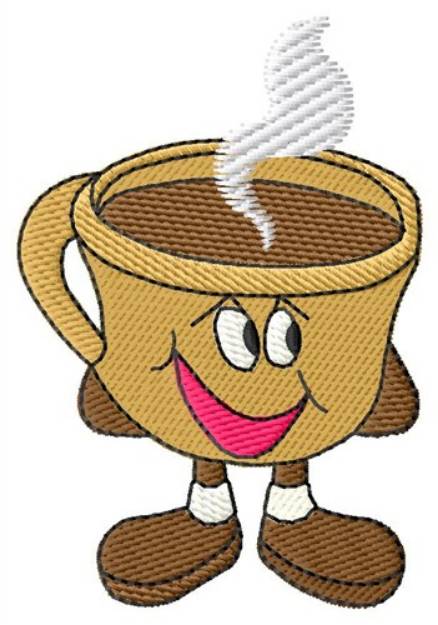 Picture of Happy Cup Machine Embroidery Design