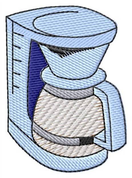 Picture of Coffeemaker Machine Embroidery Design