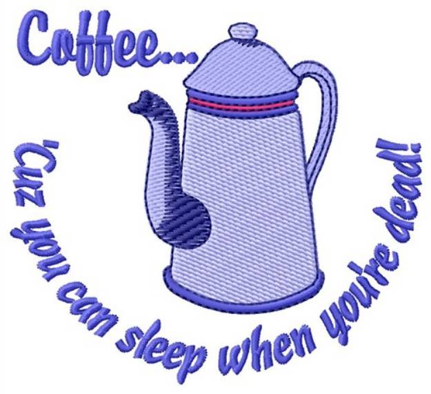 Picture of You Can Sleep Machine Embroidery Design