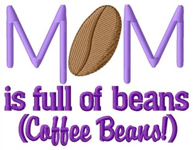 Picture of Full Of Beans Machine Embroidery Design