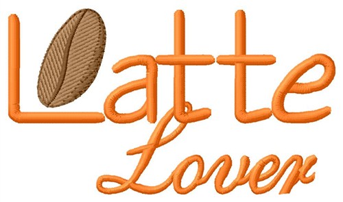 Latte Lover Machine Embroidery Design
