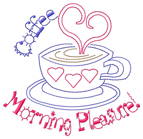 Morning Pleasure Machine Embroidery Design