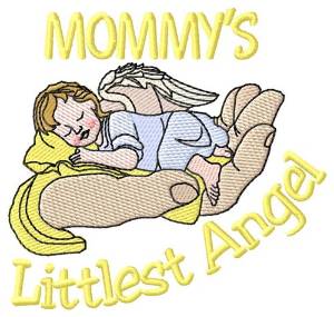 Picture of Mommys Littlest Angel Machine Embroidery Design