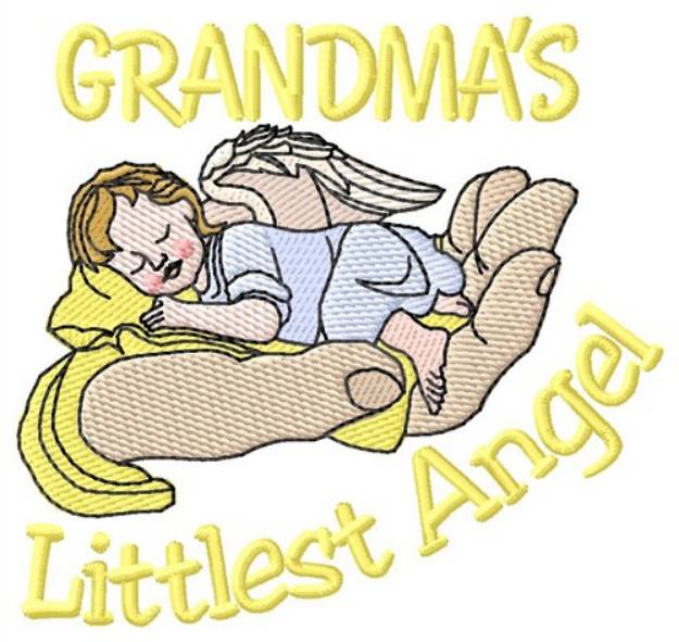 Picture of Grandmas Littlest Angel Machine Embroidery Design