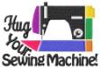 Picture of Hug Your Sewing Machine Machine Embroidery Design