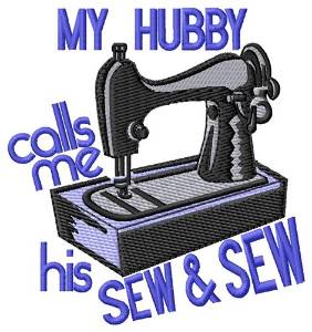Picture of Hubby Sew & Sew Machine Embroidery Design