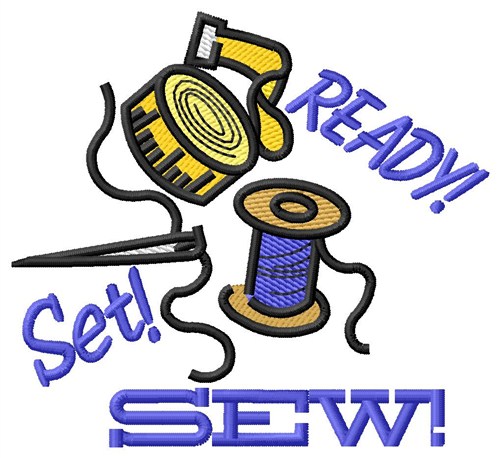 Ready Set Sew Machine Embroidery Design