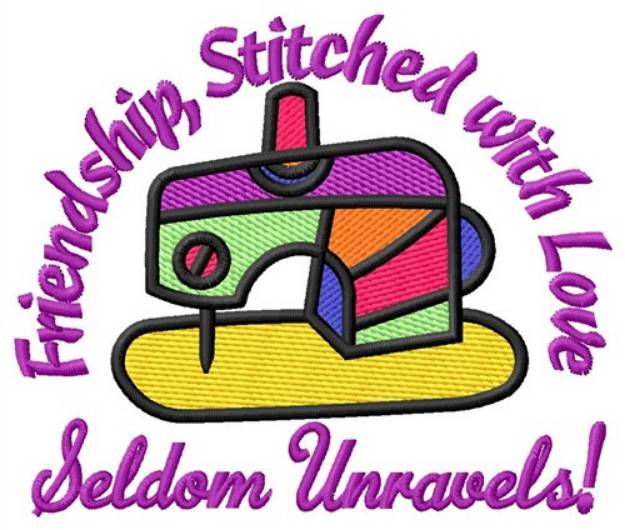 Picture of Friendship Stitched Machine Embroidery Design