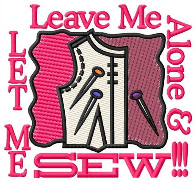 Picture of Let Me Sew Machine Embroidery Design