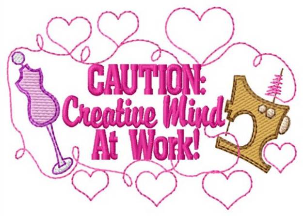 Picture of Creative Mind At Work Machine Embroidery Design