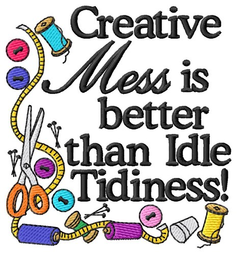 Creative Mess Machine Embroidery Design