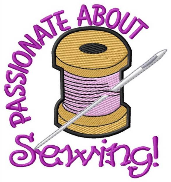 Picture of Passionate Sewing Machine Embroidery Design